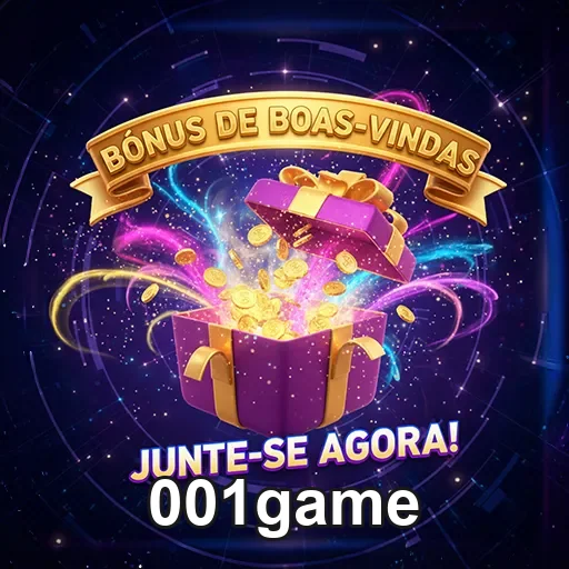 Imagem de bônus do 001game, destaque para vantagens exclusivas no site 001game