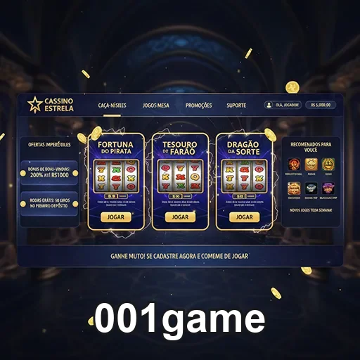 Jogador acessando variedade de jogos de casino em plataforma segura